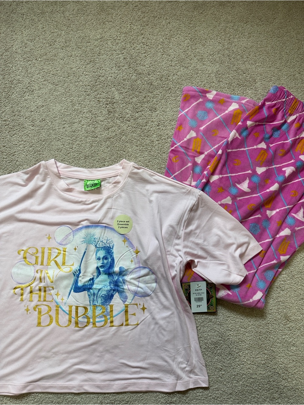 Wicked Princess Short Sleeve Pajama Set